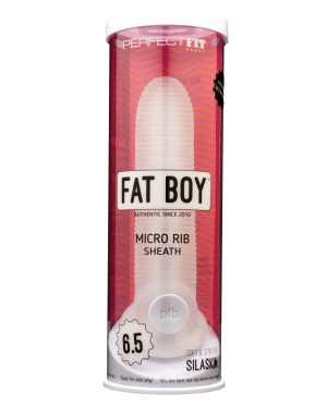 Best Sellers 80 Perfect Fit Fat Boy Micro Ribbed Sheath 6.5″ – Clear by Perfect Fit product image