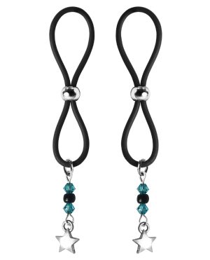 Bijoux de Nip Nipple Halos Star Charm – Turquoise/Black by Bijoux de Nip product image
