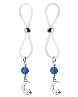 Bijoux de Nip Nipple Halos Moon & Star Charm – Blue/Clear by Bijoux de Nip product image