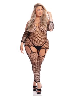 Pink Lipstick In My Head Net Bodystocking Black QN by Pink Lipstick product image