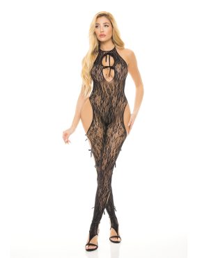 Pink Lipstick Love Me Harder Bodystocking Black O/S by Pink Lipstick product image