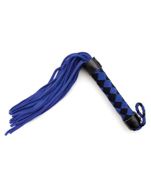 Plesur 15″ Leather Flogger – Blue by Plesur product image