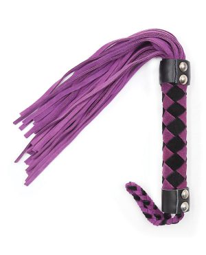 Plesur 15″ Leather Flogger – Purple by Plesur product image