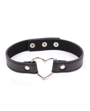 Plesur PVC Heart Connector Choker – Black by Plesur product image