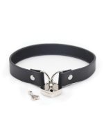 Plesur PVC Collar w/Heart Lock – Black by Plesur product image