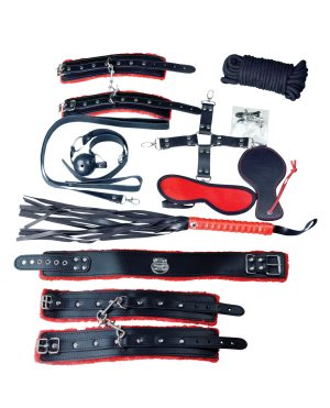 Plesur Deluxe Bondage Kit – Black/Red by Plesur product image