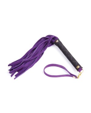 Plesur Mini Leather Flogger – Purple by Plesur product image