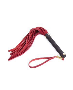 Plesur Mini Leather Flogger – Red by Plesur product image