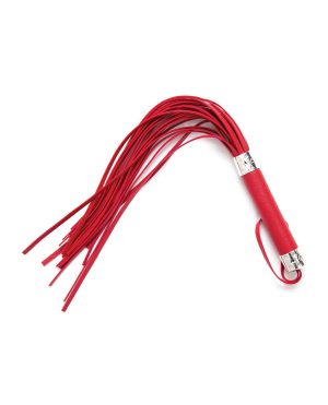 Plesur 18″ Vegan Leather Flogger – Red by Plesur product image