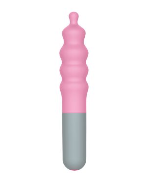 Rock Candy Bubble Gusher Stimulator – Pink/Grey by Rock Candy product image