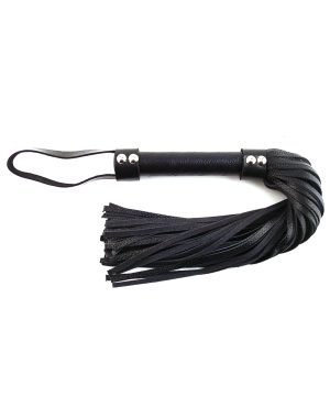 Rouge Short Leather Flogger – Black by Rouge product image