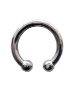 Rouge Stainless Steel Horseshoe Cock Ring 30 mm - Sliver