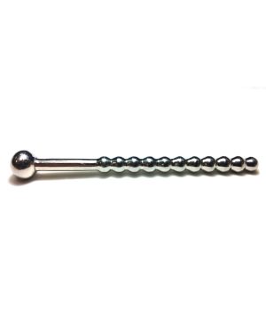 Rouge Stainless Steel Beaded Hollow Urethral Probe – 10 cm Long by Rouge product image