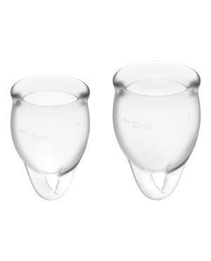 Satisfyer Feel Confident Menstrual Cup - Transparent