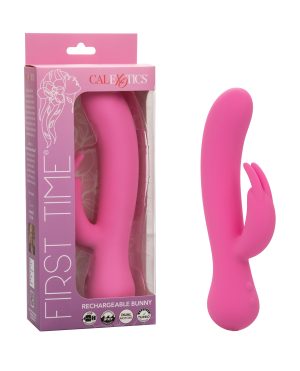 First Time Rechargeable Rabbit Vibrator – Pink by First Time product image