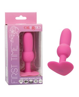 First Time Vibrating Beaded Anal Probe – Pink by First Time product image