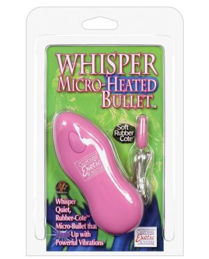 Whisper Micro Heated Bullet – Pink by California Exotic Bullets product image
