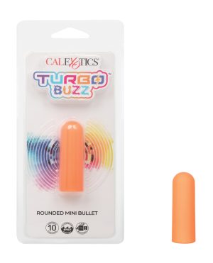 Turbo Buzz Rounded Mini Bullet Stimulator – Orange by Turbo Buzz product image