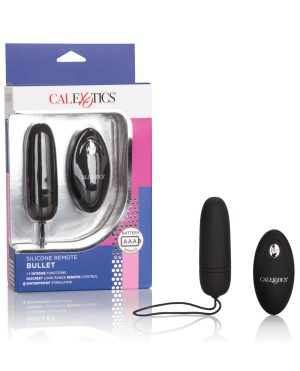 Silicone Remote Bullet – Black by Remote Controlled Vibes product image