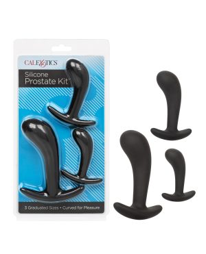 Silicone Anal Training Prostate Kit – Black by CalExotics Anal Toys product image