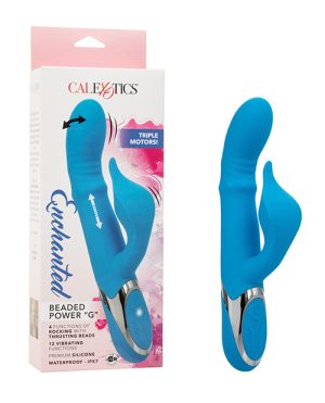 Enchanted Beaded Power “G” Vibrator – Blue by Enchanted product image