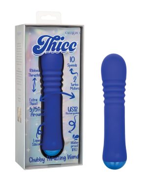 Thicc Chubby Thrusting Wand – Blue by Thicc product image