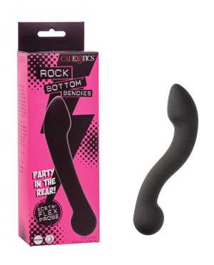 Rock Bottom Bendies Bendy Ecsta-Flex Dual Ended Anal Probe – Black by Rock Bottom product image