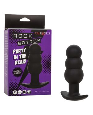 Rock Bottom Tap Beaded Anal Probe – Black by Rock Bottom product image