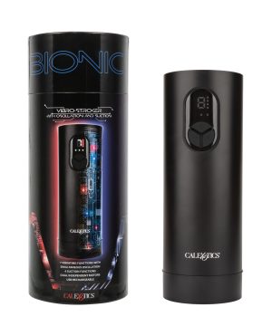 Bionic Vibro Stroker w/Oscillation & Suction – Black by Bionic product image