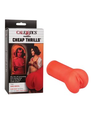 Cheap Thrills The She-Devil Pussy Masturbator – Red by Cheap Thrills product image