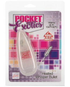 Pocket Exotics Heated Whisper Bullet – Silver by Pocket Exotics product image