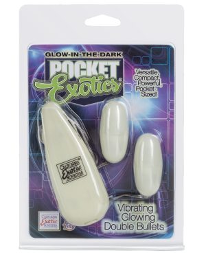 Pocket Exotics Glow In The Dark Double Bullets by Pocket Exotics product image