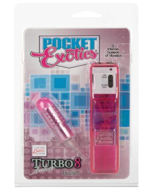 Pocket Exotics Turbo 8 Accelerator Single Bullet – Pink by Pocket Exotics product image