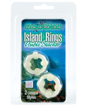 Island Rings Double Stacker – Glow by Rings! product image