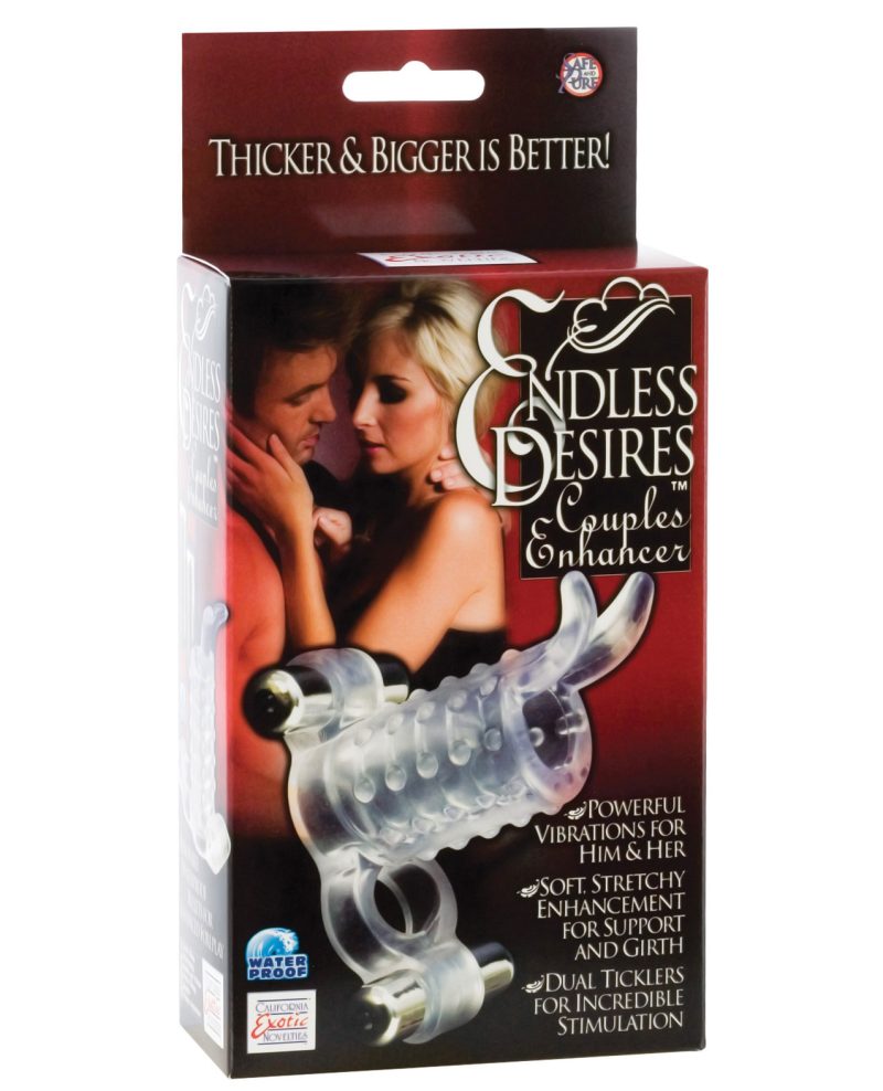 SE1632-00 Endless Desires Couple’s Enhancer – Clear by Couple's Enhancers product image