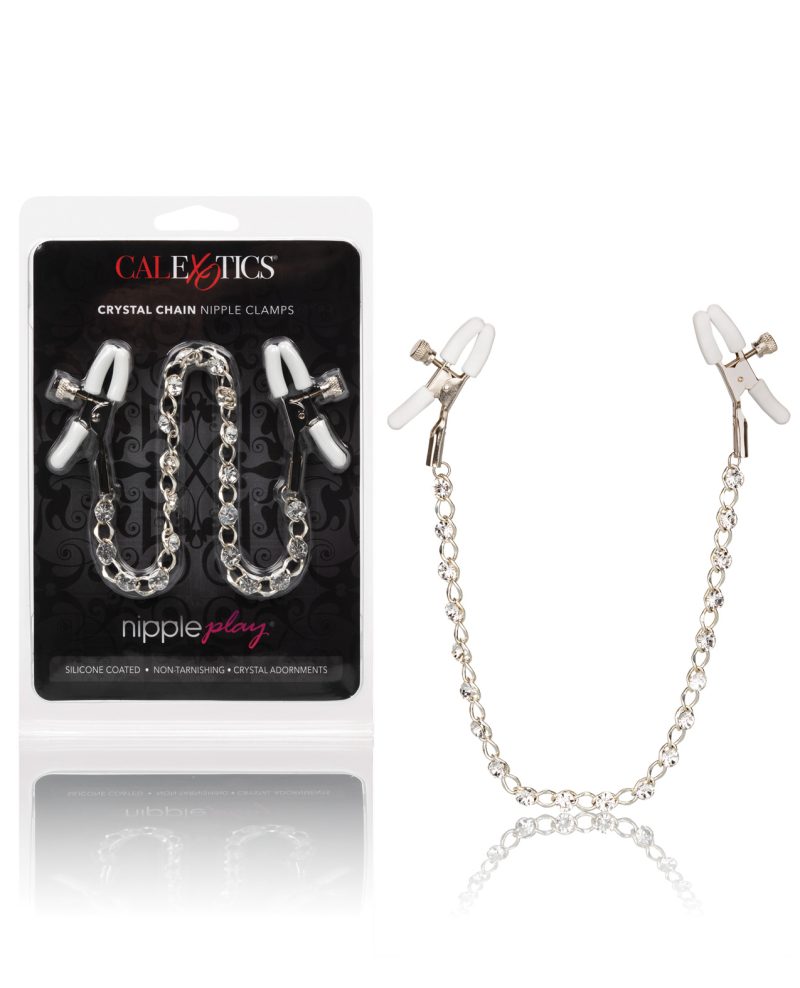 Nipple Play Crystal Nipple Clamps – Clear by Nipple Play product image
