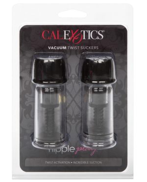 Nipple Play Vacuum Twist Suckers – Black by Nipple Play product image