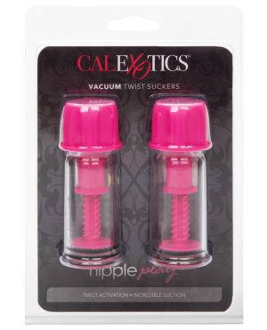Nipple Play Vacuum Twist Suckers – Pink by Nipple Play product image