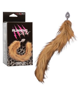 Running Wild Brown Tail Metallic Anal Probe by Running Wild product image