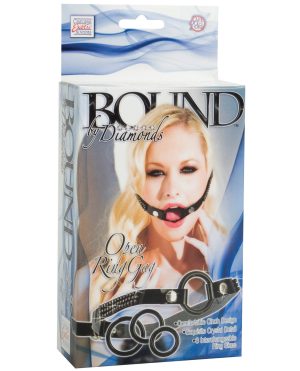 Bound by Diamonds Open Ring Gag – Black by Bound by Diamonds product image