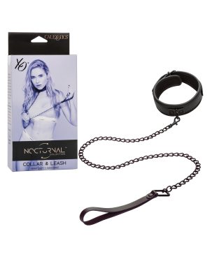 Nocturnal Collection Detachable Collar & Leash – Black by Nocturnal product image
