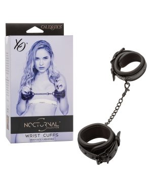 Nocturnal Collection Detachable Adjustable Wrist Cuffs – Black by Nocturnal product image