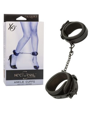 Nocturnal Collection Adjustable Ankle Cuffs – Black by Nocturnal product image