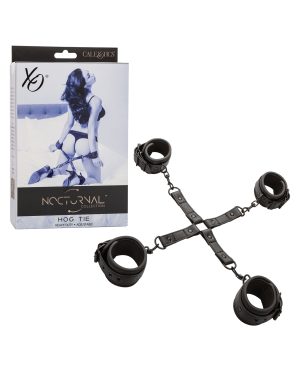 Nocturnal Collection Adjustable Hog Tie – Black by Nocturnal product image