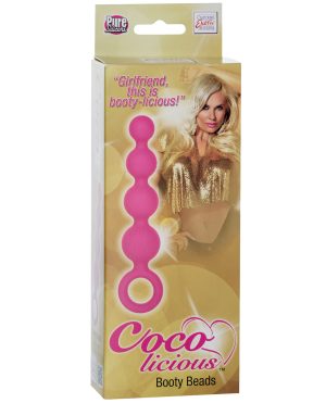Calexotics Silicone Booty Beads – Pink by Pleasure Beads product image