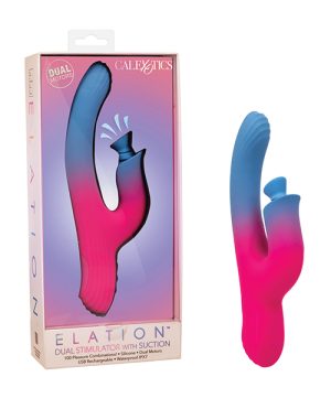 Elation Dual Stimulator w/Suction – Blue/Pink by Elation product image