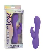 Flex Bend & Hold Double Rumbler Rabbit Massager – Purple by Flex product image