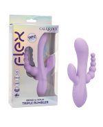 Flex Bend & Hold Triple Rumbler Triple Motor Massager – Purple by Flex product image