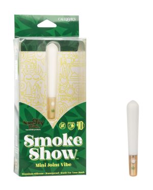 Naughty Bits Smoke Show Mini Joint Vibe – White by Naughty Bits product image