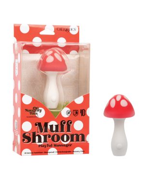 Naughty Bits Muff Shroom Playful Massager – Red/White by Naughty Bits product image